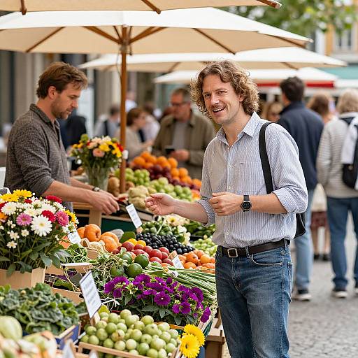 Kretschmann at Vibrant German Marketplace