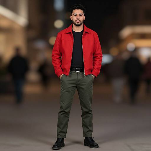 Festive Casual Male Portrait