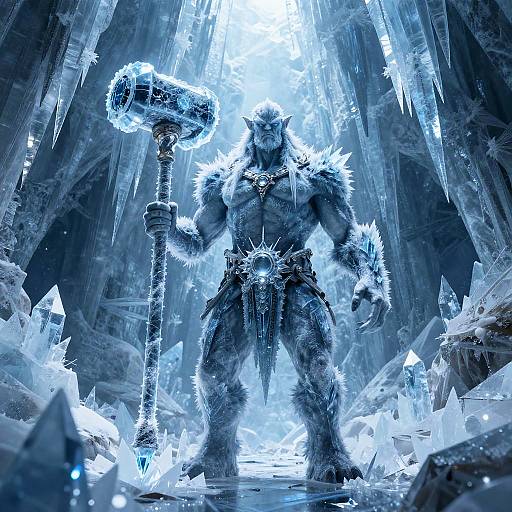 Epic Frost Giant in Glacier Cavern