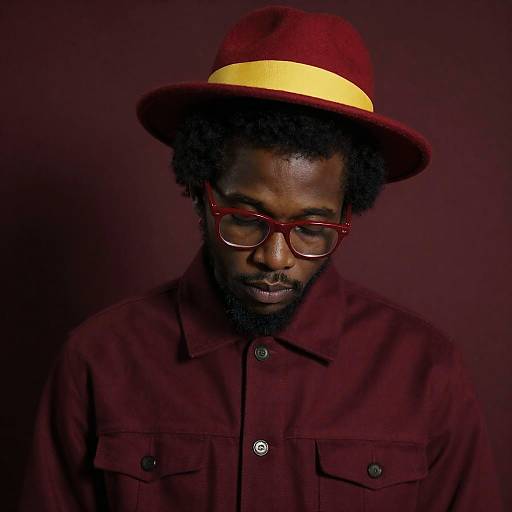 Portrait of a Stylish Black Man