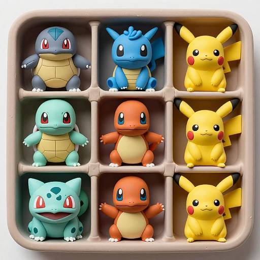 Colorful Marzipan Pokemon Tray