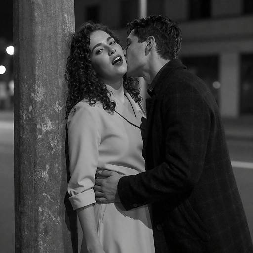 Intimate Nighttime Urban Portrait