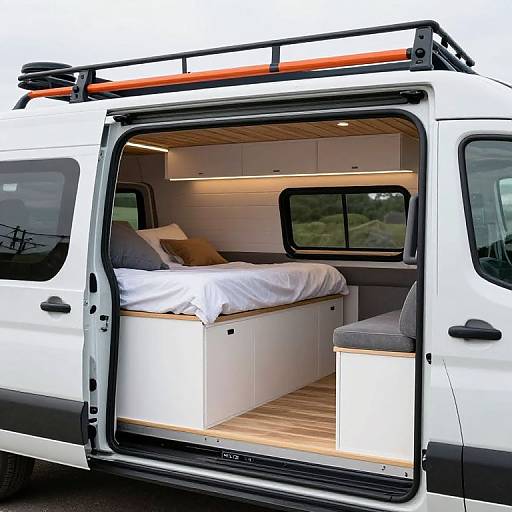 Minimalist DIY Campervan Conversion