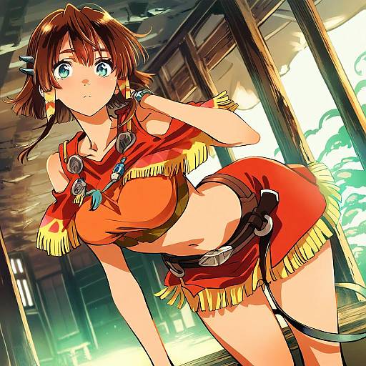 Illustration of Amy (suisei no gargantia), suisei no gargantia in the style of Sugano manami