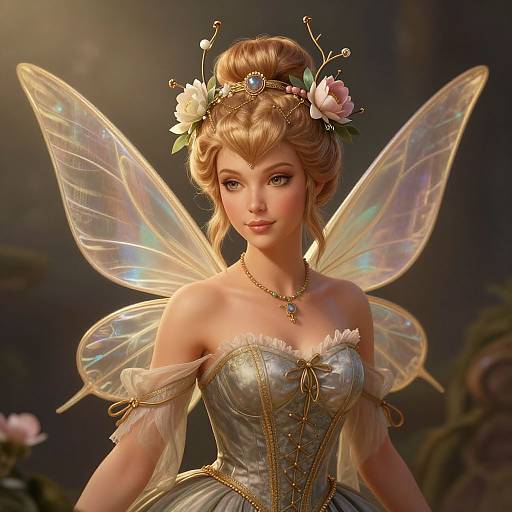 Titania Queen of Faeries Digital Illustration