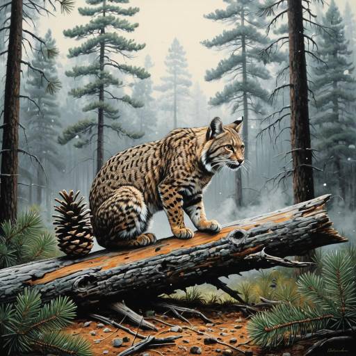 Surreal Forest Inside a Pine Cone Surreal Forest Inside a Pine Cone