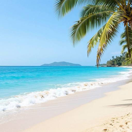 Tropical Beach with Turquoise Waters