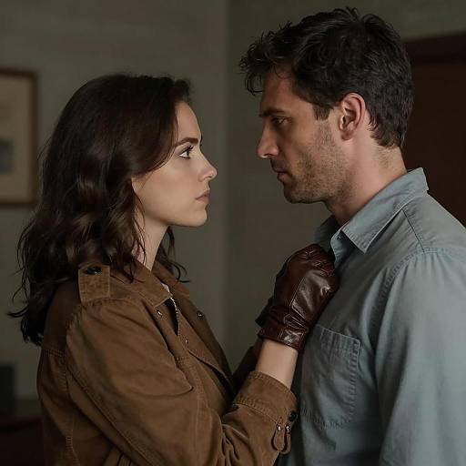 Intense Encounter in a Dim Room