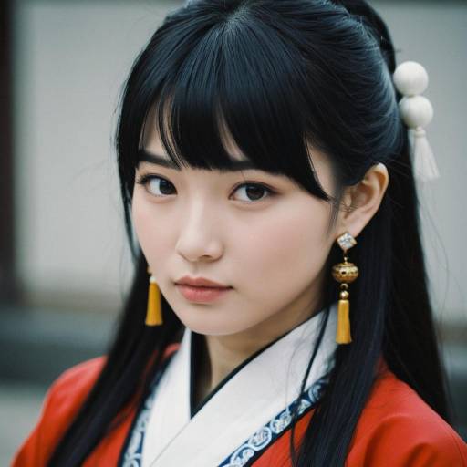 Asian Woman in Traditional Chinese Costume