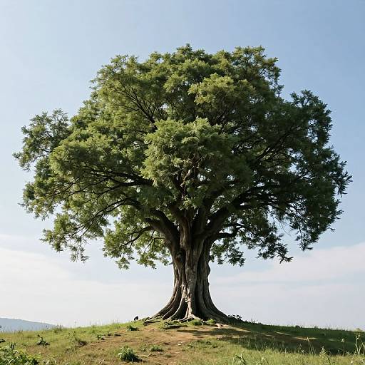Colossal Tree Sanctuary Between Earth and Sky