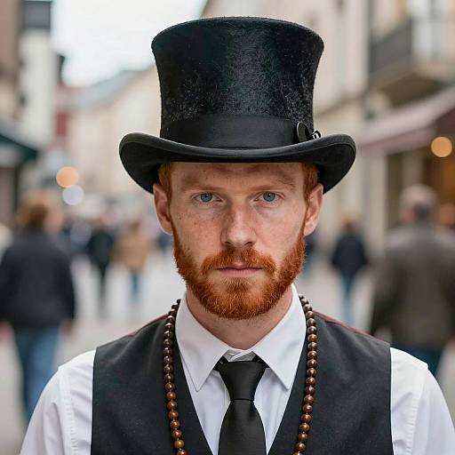 Dapper Steampunk Gatsby Portrait