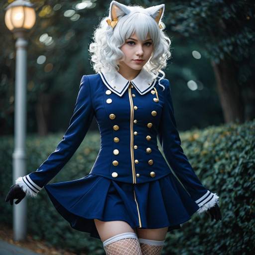 Elegant Neferpitou Cosplay Costume Design