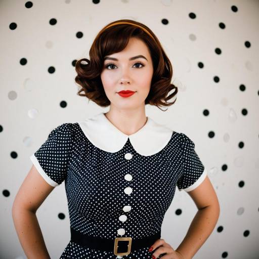 Vintage Mabel Cosplay with Polka Dots