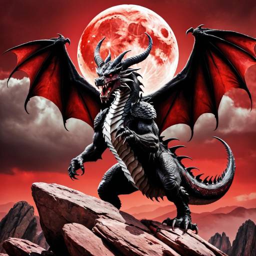 Dragon Under a Blood Red Moon