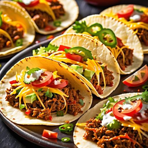 Spicy Beef Tacos with Fresh Toppings