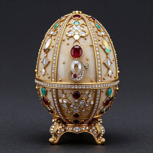Ornate Faberge Easter Egg Design