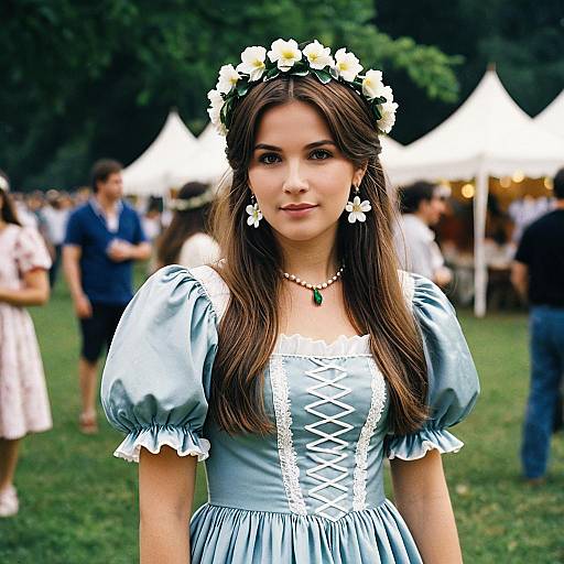 Enchanting English Festival Costume Portrait