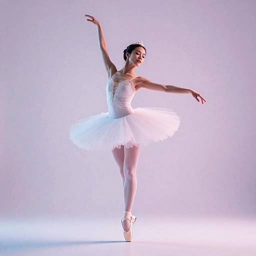 Dreamy Retrofuturistic 19th-Century Ballerina