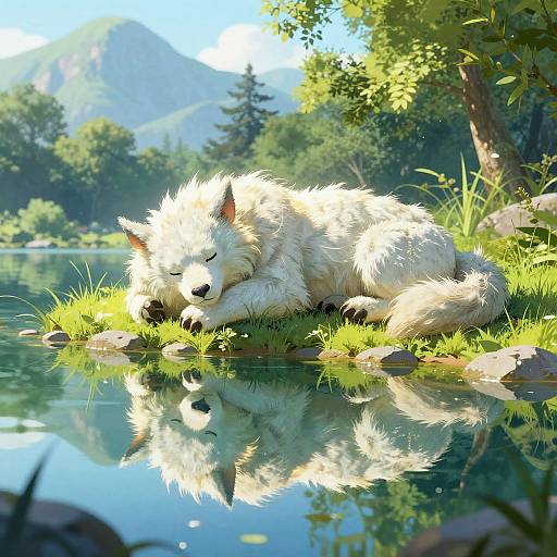 Loofy Mythical Beast by Tranquil Lake