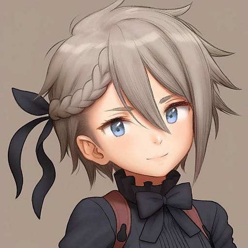 Illustration of Ange (princess principal), princess principal in the style of Rustle