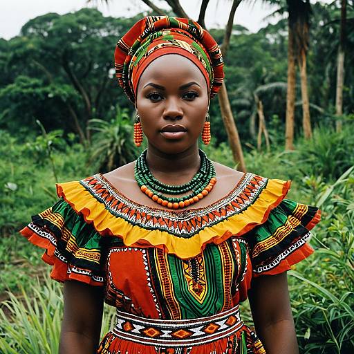 Vibrant West African Traditional Attire