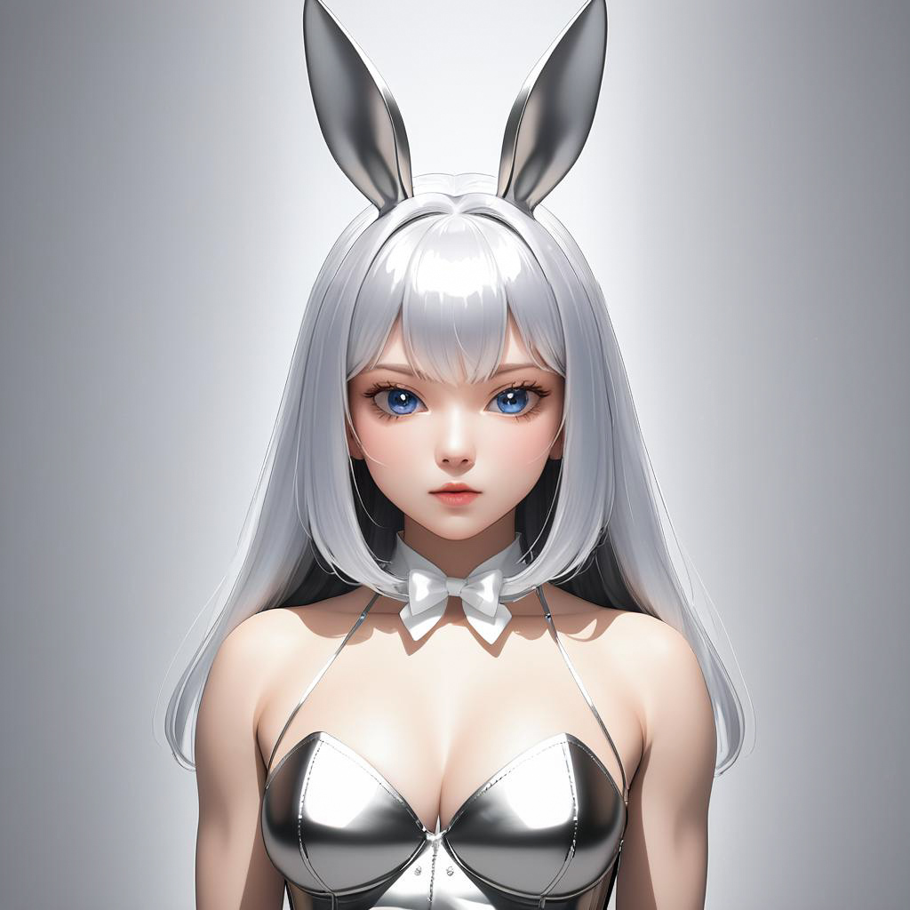 Confident Bunny Girl in 3D Animation