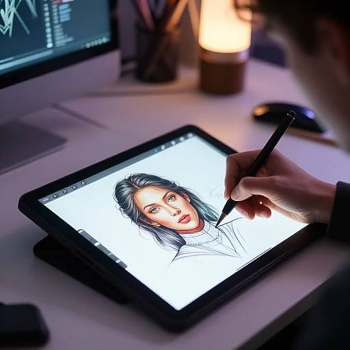 Turning Sketches into Digital Masterpieces