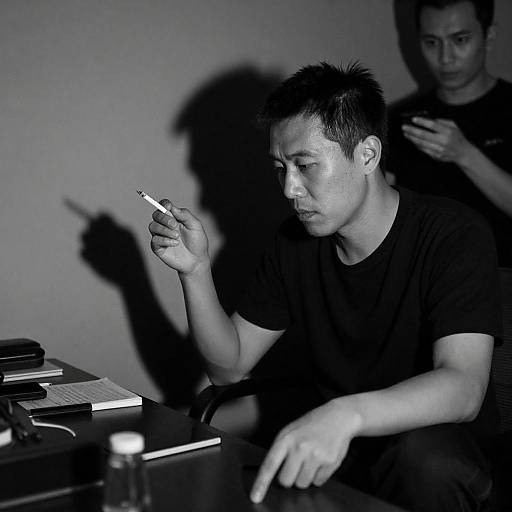 Intense Shadows in a Dark Room