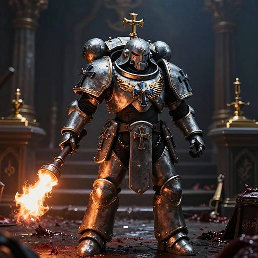 Heroic Sister of Battle Realistic Photo