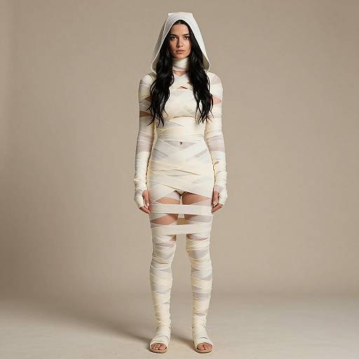 Woman in Evie Mummy Costume