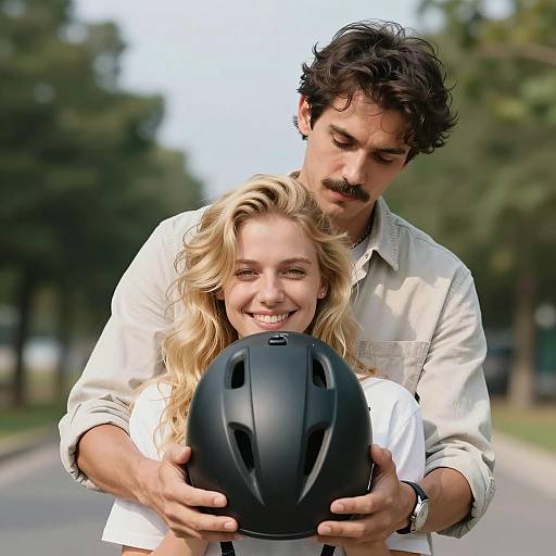 Outdoor Smiles: A Joyful Moment