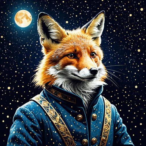 Interstellar Fox in Celestial Uniform