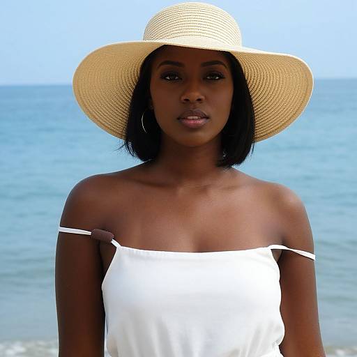 Summer Style Dark-Skinned Woman