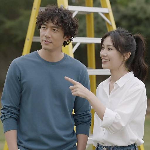 Candid Outdoor Moment of a Couple