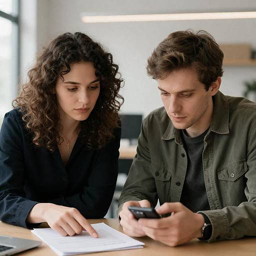 Candid Moment: People at a Table