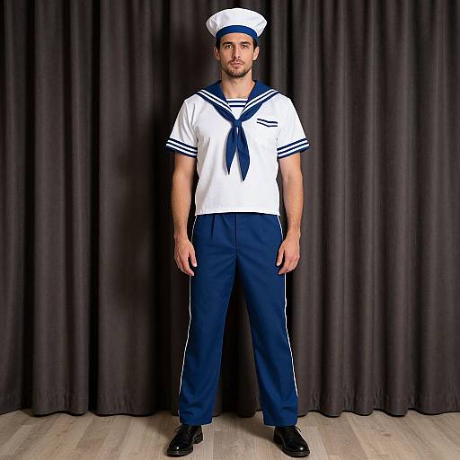 Male Model in Sailor Costume
