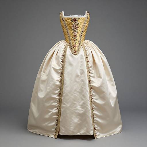 Opulent 18th Century British Mantua