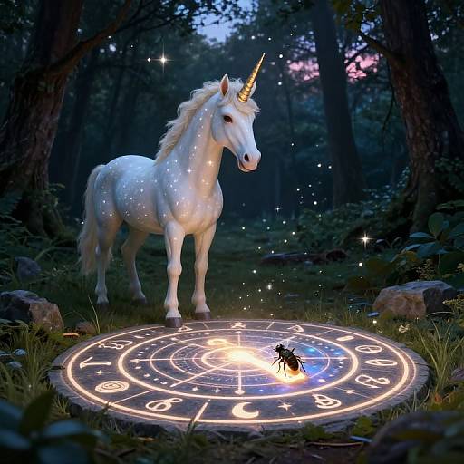 Twilight Unicorn and Celestial Runes