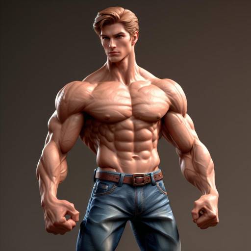 Epic Ultrarealistic Male Model Portrait