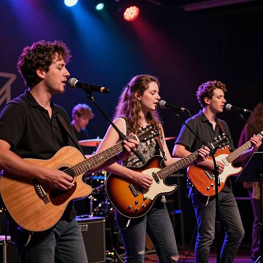 Passionate Musicians Creating Soulful Rhythm