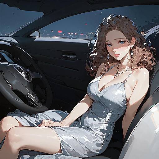 Desperate Evening Gown Scene in Car