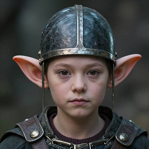 Close-Up Goblin Costume Portrait