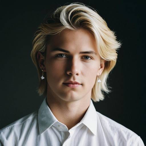 Photorealistic Portrait of Blonde Male