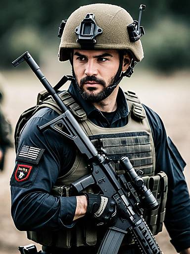 Realistic Male Tactical Combat Outfit