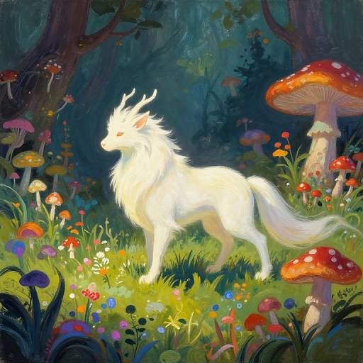 Mythical Light and Shadow Creature