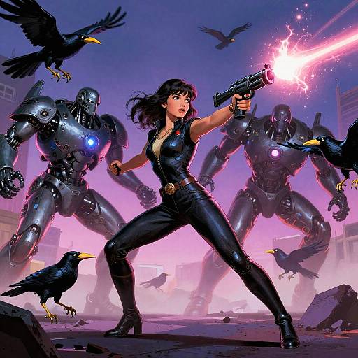 1970s Comic Showdown at Shadow Ridge