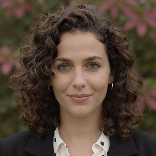 Charming Close-Up of a Stylish Woman