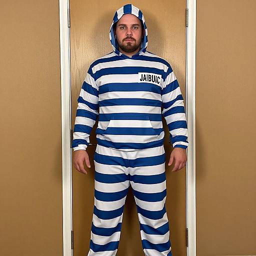 Plus Size Jailbird Hoodie Costume