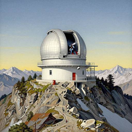 Astronomical Observatory in Himalayas