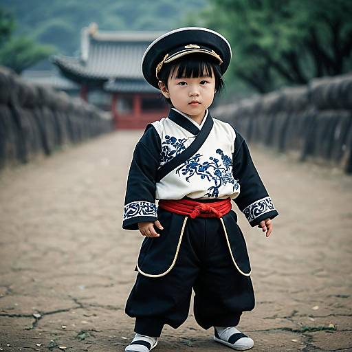 Charming Infant in Genshin Outfit